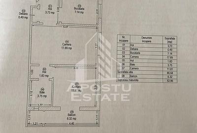 Apartament 2 camere,etaj2/4.centrala proprie,zona Tipografilor - 3