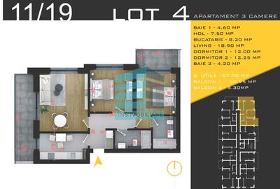 Apartament 3 Camere, 84 mp,Investitie Premium, Pallady  Acces Metrou - 4