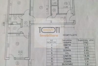 Apartament cu 3 camere în Nicolina - 1