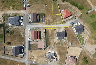 Teren Construcții intravilan de 501 mp, în Moșnița Nouă