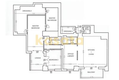 Apartament cu 3 camere semidecomandat, mobilat în Barbu Văcărescu - 29
