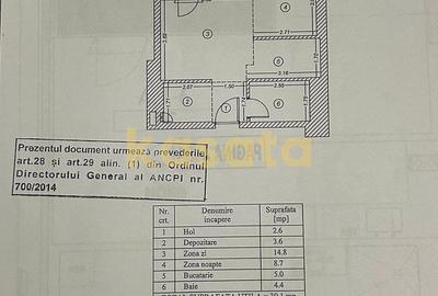 Apartament cu 2 camere semidecomandat în Nord - 11