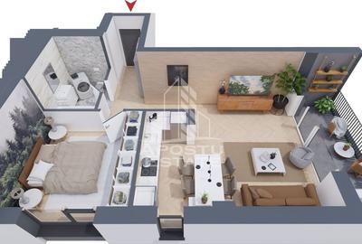 Apartament cu 1,2 si 3 camere, finalizare 2026, zona Torontalului