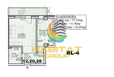 Garsonieră decomandată în Theodor Pallady - 2