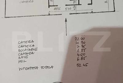 Apartament 2 camere, decomandat, 52,45 mp, Manastur, zona Taberei Apartament 2 camere, decomandat, 52,45 mp, Manastur, zona Taberei - 9