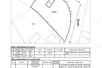 PF vand teren 1200mp cu casa intabulate,18km de Cluj, intravilan CF, cadastru, Micesti com.Tureni PF vand teren 1200mp cu casa intabulate,18km de Cluj, intravilan CF, cadastru, Micesti com.Tureni - 2