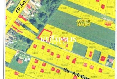 Teren Construcții intravilan de 814 mp, în Bod - 1