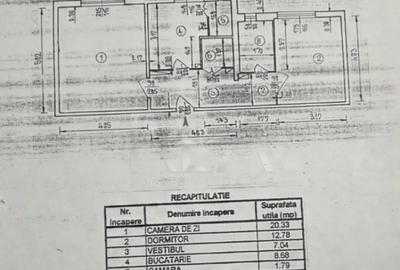 Apartament cu 2 camere decomandat în 13 Septembrie - 2