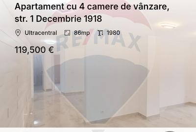 Apartament cu 4 camere decomandat în Ultracentral - 1