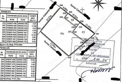 Teren 673 mp de vanzare in Voluntari Deschidere 22 ml - 1