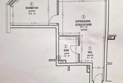 Apartament cu 2 camere decomandat în Central