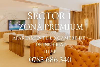 Închiriere apartament de lux – 3 camere, 111 mp, Sector 1, Bulevardul Expoziției - 1