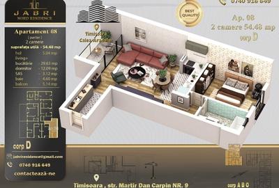Apartament 2 camere de vanzare - 7