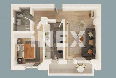 Apartament 2 camere in Mioveni | Bloc Nou | Comision 0% - 2