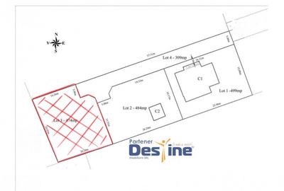 Teren in CENTRU MIROSLAVA 474 mp, deschidere 16mp, drum 5m - 4