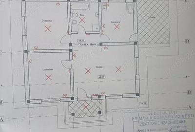 Casă cu 3 camere cu Teren 500 Mp în Voinești - 1