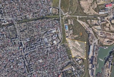 Vand teren zona rezidentiala comerciala BRAILA, 63.000 mp, intravilan, vedere la Dunare. - 1