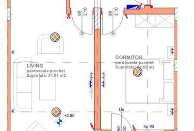 Apartament cu 2 camere în Noua - 6