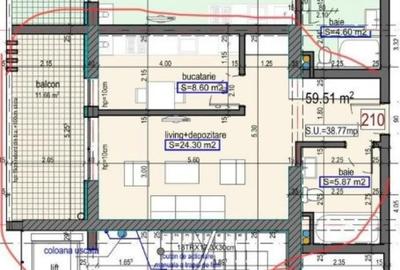 Apartament cu 2 camere decomandat în Nord - 7