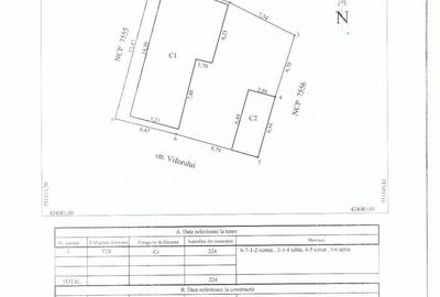 Casă cu 3 camere în Chercea - 1