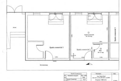 2 spatii comerciale de 25.3, si 33.9mp,  bloc nou,  TINERETULUI - CHIAJNA - 15