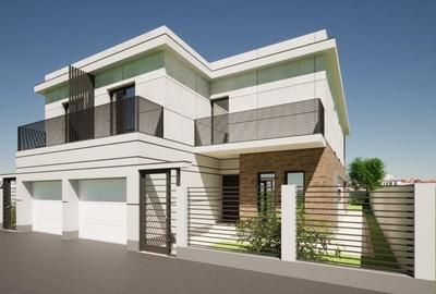 Casă duplex cu arhitectură modernă - 159 mp utili + 50 mp terase, 2 fronturi Casă duplex cu arhitectură modernă - 159 mp utili + 50 mp terase, 2 fronturi - 21