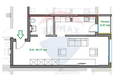 Apartament nou de vanzare 44 mp Soporului Comision 0% - 7