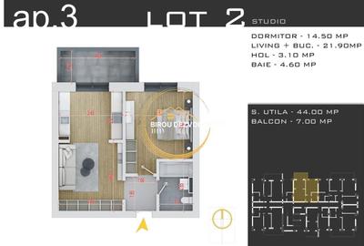 Apartament cu 2 camere decomandat în Titan - 7