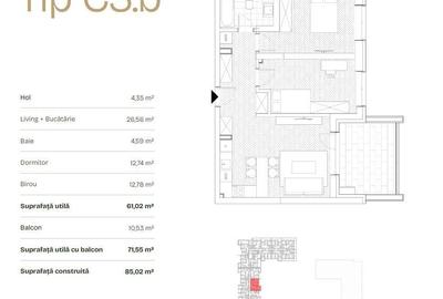 Apartament cu 3 camere decomandat în Ghencea - 1