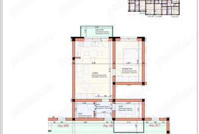 Apartament cu 2 camere semidecomandat în Sânpetru - 4
