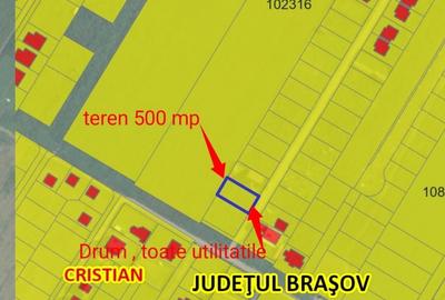Lot de teren în Cristian, Brașov . - 5