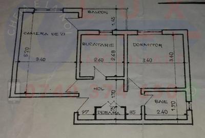 Apartament cu 2 camere decomandat în C5 - 2