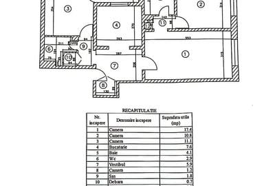 3 Camere - Dreptatii - Metrou Gorjului - 1