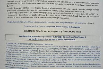 Teren construcții, vedere frontala la mare și Certificat Urbanism - Eforie - 7