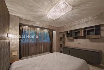 Apartament cu 3 camere semidecomandat, mobilat în Dorobanți