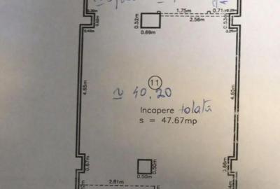 Spațiu comercial, de 48 mp, în Central