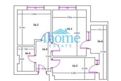 Apartament cu 2 camere, mobilat în Central - 7