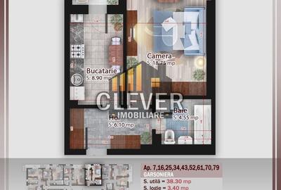 Garsonieră decomandată în Theodor Pallady - 6