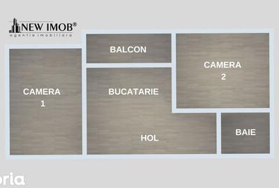 Apartament cu 2 camere decomandat în Ultracentral