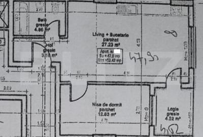 Apartament 2 camere, etaj intermediar, orientare Vestica, zona Vivo - 1