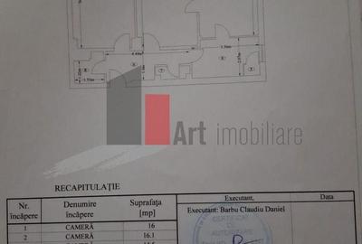 Apartament cu 3 camere semidecomandat în P-ța Romană - 12