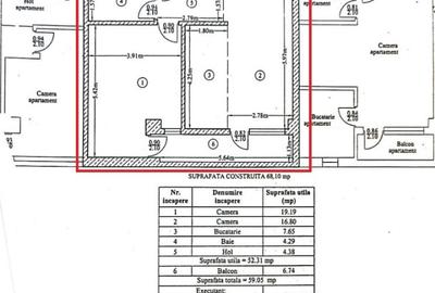 Apartament cu 2 camere decomandat în Drumul Taberei - 9