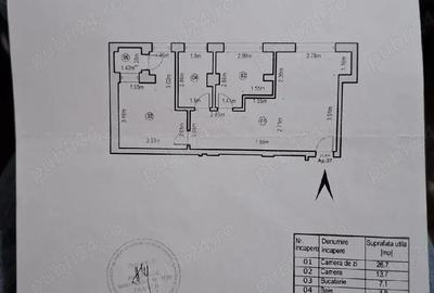 Apartament cu 2 camere nedecomandat în Prelungirea Ghencea