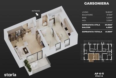 Garsonieră decomandată în Central - 5
