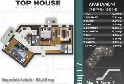 Apartament cu 3 camere decomandat în Berceni - 8