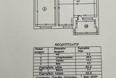 Apartament 2 Camere De Vanzare Mihai Bravu Metrou Bloc Nou - 12