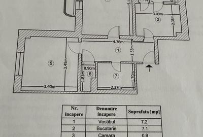 Apartament cu 2 camere decomandat în Baicului - 1
