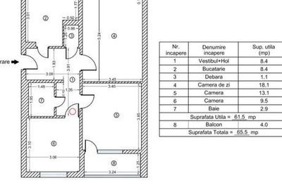 Apartament cu 3 camere decomandat în Drumul Taberei - 8