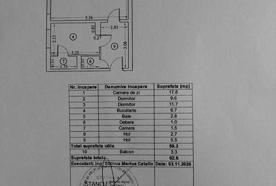Apartament cu 3 camere semidecomandat în Rahova - 4