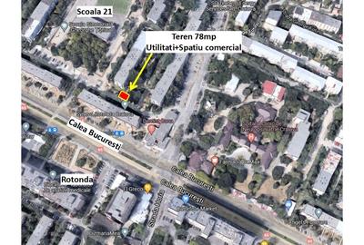 Teren Construcții intravilan de 78 mp, în Calea București - 1